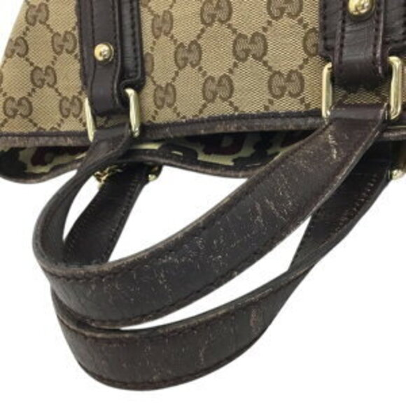 Gucci Sherry Line Tote Bag GG Canvas Brown - Picture 6 of 8